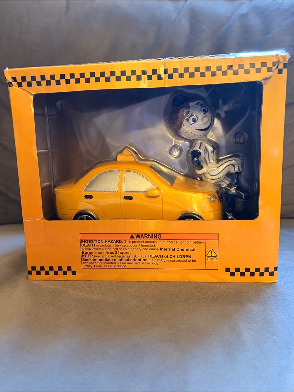 2025 NY Mets Mrs. Met Taxi Cab Bobblehead 9/13/2025 SGA. New in Box.